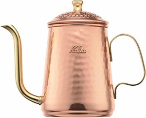 カリタ Kalita コーヒーポット 銅製 600ml 細口 ノズル 直火 日本製 Cuケトル600 ドリップポット ド・・・