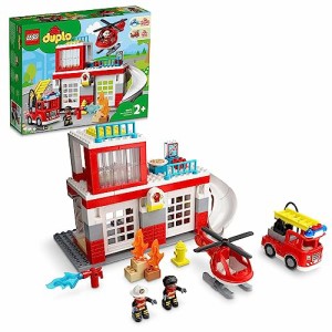 レゴ(LEGO) デュプロ デュプロのまち しょうぼうしょとヘリコプター 10970 おもちゃ ブロック プレゼント幼児・・・