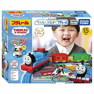 タカラトミー 『 プラレール トーマス ぷっしゅでゴー! かんたんはじめてプラレール きかんしゃトーマスセット 』 電車・・・