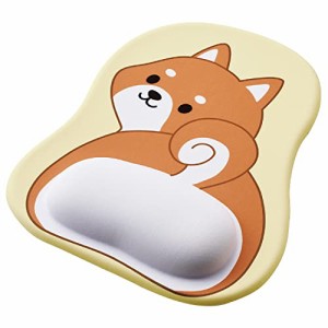 エレコム マウスパッド アニマル ウレタンゲル採用 振り向きアニマル柄 イヌ MP-AN05DOG