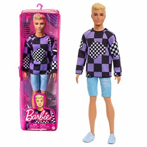 バービー(Barbie) ケン ファッショニスタ パープルチェック／映画「バービー」に登場！？ 【着せ替え人形】 【3才・・・