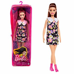 バービー(Barbie) ファッショニスタ フラワーミニワンピース 【着せ替え人形】 【再利用可能ビニールバッグ】 【3・・・
