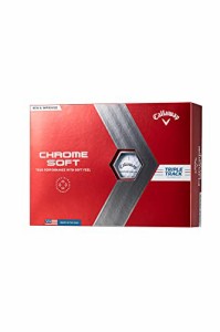 キャロウェイ(Callaway) ゴルフボール CHROME SOFT 2022 1ダース(12個入り) 3ピース トリ・・・