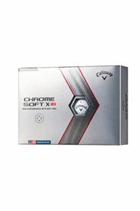 キャロウェイ(Callaway) ゴルフボール CHROME SOFT X LS 2022 1ダース(12個入り) 4ピ・・・