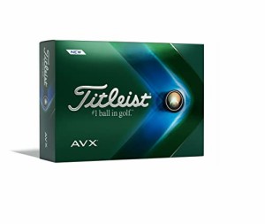 TITLEIST(タイトリスト) ゴルフボール 2022 AVX ホワイト 1ダース (12個入り) 日本正規品 T90・・・