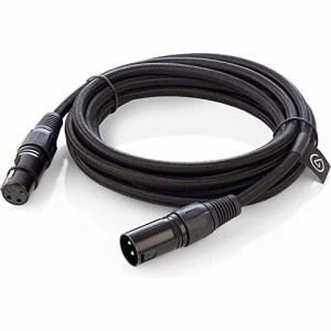 Elgato XLR Cable - スタジオ録音とライブ制作適用シールドマイクケーブル、金メッキピン、メス - オス端・・・