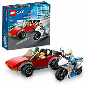 レゴ(LEGO) シティ ポリスバイクチェイス 60392 おもちゃ ブロック プレゼント 警察 けいさつ 乗り物 のり・・・