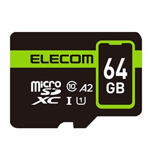 エレコム microSD 64GB UHS-I U1 90MB/s microSDXCカード データ復旧サービス2年付 ・・・