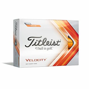 タイトリスト 22Velocity ゴルフボール ユニセックス T8226S-J オレンジ