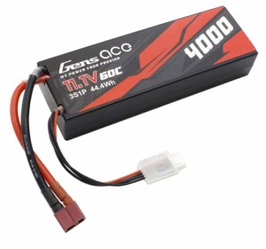 Gens ace LiPo 4000 ストレートパック (60C/11.1V) GAB4302