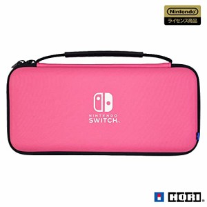 【任天堂ライセンス商品】スリムハードポーチ プラス for Nintendo Switch ピンク【Nintendo S・・・