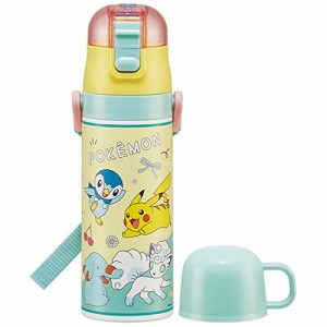 スケーター ステンレス 水筒 ポケットモンスター Newレトロ 430ml 子供用 直飲み コップ飲み 2WAY コップ・・・