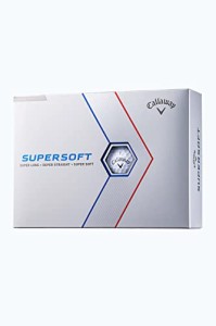 キャロウェイ(Callaway) ゴルフボール SUPERSOFT 23 1ダース(12個入り) 2ピース ホワイト