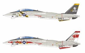 プラッツ 1/144 アメリカ海軍 F-14A トムキャット VF-84 ジョリーロジャース ＆ VF-1 ウルフパック・・・