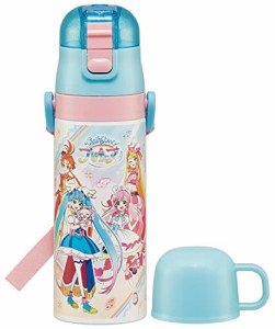 スケーター(Skater) 水筒 430ml ひろがるスカイ プリキュア  子供用 直飲み コップ飲み 2WAY コップ・・・