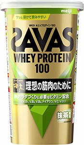 ザバス(SAVAS) ホエイプロテイン100 抹茶風味 280g 明治