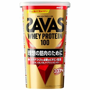 ザバス(SAVAS) ホエイプロテイン100 ココア味 280g 明治