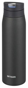 タイガー 水筒 600ml サハラ マグ ステンレスボトル ワンタッチ 軽量 エボニーブラック MCX-A602KE