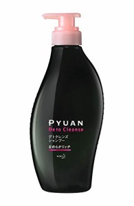 PYUAN(ピュアン) デトクレンズ シャンプー なめらかリッチ ポンプ 500ml 〔根元ベタつく 毛先パサつく 混合・・・