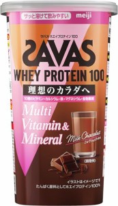 ザバス(SAVAS) ホエイプロテイン100 ミルクショコラ風味 280g 明治