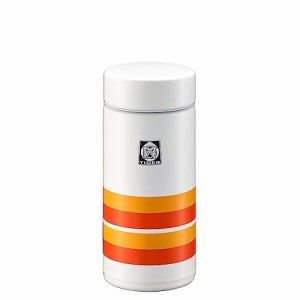 タイガー魔法瓶(TIGER) 真空断熱ボトル 200ml WEB限定 100周年記念モデル 復刻 レトロ柄 オレンジスト・・・