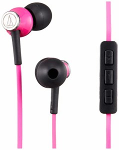 audio-technica iPod/iPhone/iPad専用カナル型イヤホン マイク付 ピンク ATH-CK330i PK