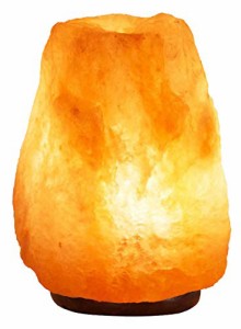 DUOFIRE ヒマラヤ岩塩ランプ 1.5〜2kg マイナスイオン発生 空気浄化と癒しの灯り ナチュラルクリスタル 岩塩ライト