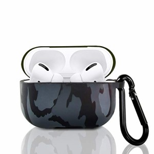 SUGURE AirPods Pro ケース エアポッド Pro カバー 全面保護 耐衝撃 キズ防止 カラビナ付き ワイ・・・