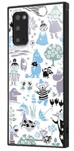 イングレム Galaxy S20 5G ケース 耐衝撃 カバー KAKU ムーミン MOOMIN パターン_2