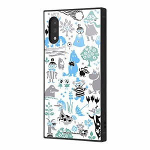 イングレム Xperia Ace II ケース 耐衝撃 カバー KAKU ムーミン MOOMIN パターン_2