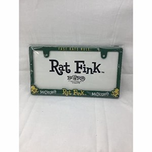 ラットフィンク Rat Fink Raised Rat Fink ラットフィンク ロゴ ライセンス プレート フレーム ・・・