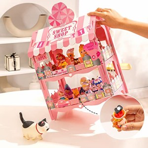 フィギュアケース フィギュア収納 小物収納箱 組み立て簡単 紙製 二層 子供 玩具プレゼント フィギュアディスプレイ デ・・・