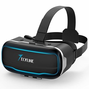 TECKLINE VRゴーグル スマホ用 ヘッドマウントディスプレイ VR ゴーグル 3D メガネ スマホ DMM VR・・・