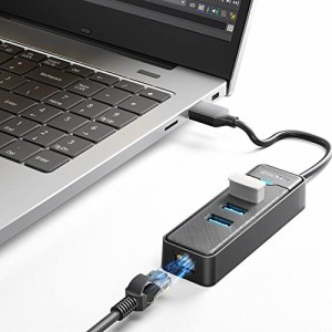 【2023新登場】iDsonix usb ハブ 3.0 lan ハブ 変換アダプター 有線LAN USB hub コンパ・・・