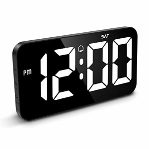 デジタルLED時計 目覚まし時計 置き時計 卓上時計 カレンダー表示 明るさ調整 調光可能 大画面 アラーム機能 防水 ・・・