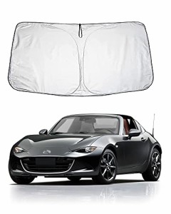 YHJKOPO 車用サンシェード マツダ ロードスター ND系（MX-5 ） (2015~現行) フロントガラス用 日よ・・・