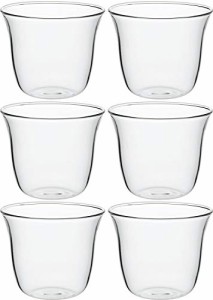 iwaki(イワキ) 耐熱ガラス スイーツカップ パフェ 240ml ×6個セット KBT944