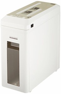 ナカバヤシ シュレッダー 家庭用 電動 CD・DVD スリムタイプ ホワイト NSE-702W