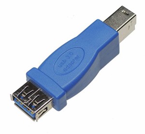 KAUMO USB3.0 変換コネクタ (Aメス/Bオス)