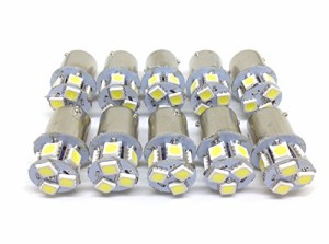 24V用 LED S25 シングル球 8連 10個セット/14個セット BA15S マーカー球 白 赤 青 緑 (イエロ・・・