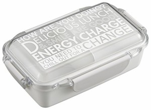 OSK(オーエスケー) 弁当箱 エナジーチャージ ランチボックス 仕切付 ホワイト 500ml 日本製 食洗機 電子レン・・・