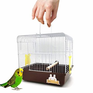 Gifty インコ キャリー 文鳥 鳥かご 通院 小鳥 ケージ お出かけ 移動 鳥 ゲージ 止まり木 帰省 キャリーケージ