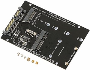 SATA M.2 NGFF SSD ＆ mSATA SSD → 2.5 インチ SATA 3.0 変換 アダプター 2 ・・・