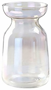 オーロラガラス 花瓶 フラワーベース おしゃれ 北欧 小さい 透明 かわいい インテリア シンプル モダン 韓国風雑貨 ・・・