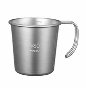 HARIO(ハリオ) V60メタルスタッキングマグ 300ml シルバー 日本製 O-VSM-30-HSV