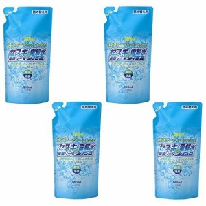 【まとめ買い】セスキ炭酸ソーダ+電解水クリーナー 詰替360ml (4個)