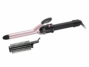 ヴィダル サスーン カール ヘアアイロン 19mm ピンクシリーズ 温度調節機能 ロールブラシ付き ピンク VSI-19・・・