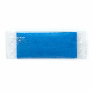 FSX 抗ウイルス 抗菌 紙おしぼり COLORS カラーズ 青 250本 ブルー 平型 業務用 VB