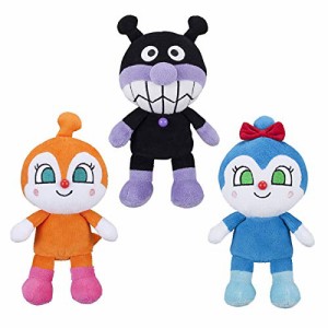 セガトイズ(SEGA TOYS) アンパンマン プリちぃビーンズS Plus 3体 ぬいぐるみ セット バイキンマン ド・・・