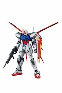 Gundam MG 機動戦士ガンダムSEED エールストライクガンダム Ver.RM 1/100スケール 色分け済みプラモデル